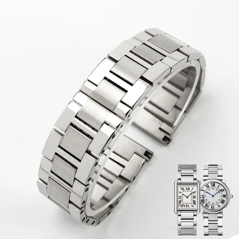 Men'S Accessories London - Tali jam tangan baja tahan karat