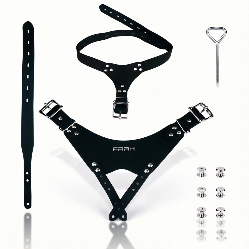 Men'S Vegan Accessories - Sabuk Kesucian Bantu Kulit PU ORALSX