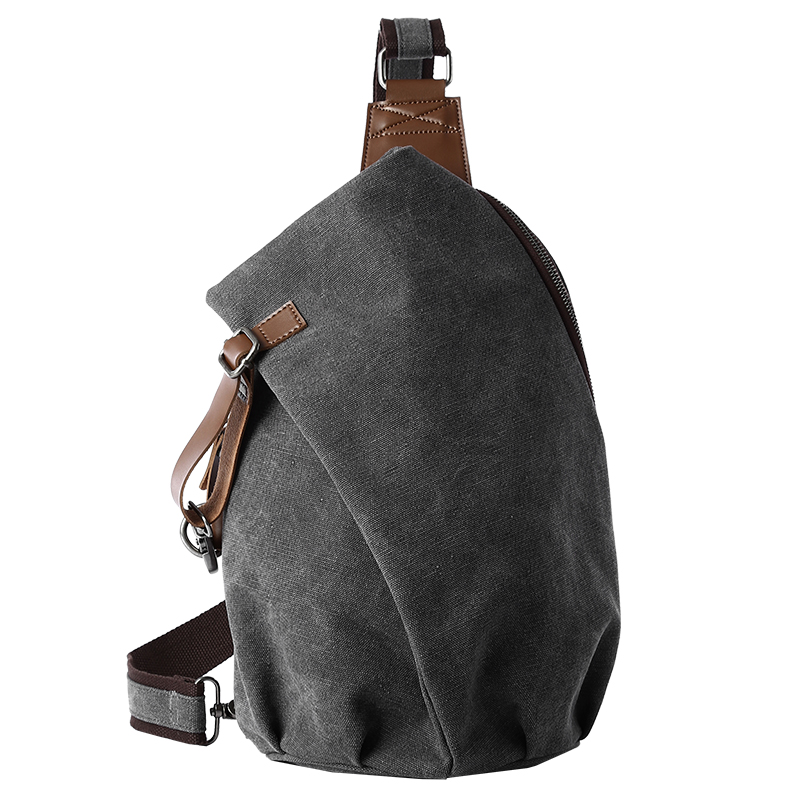 Men Accessories For Travel - Tas Selempang Kanvas Retro Kapasitas Besar