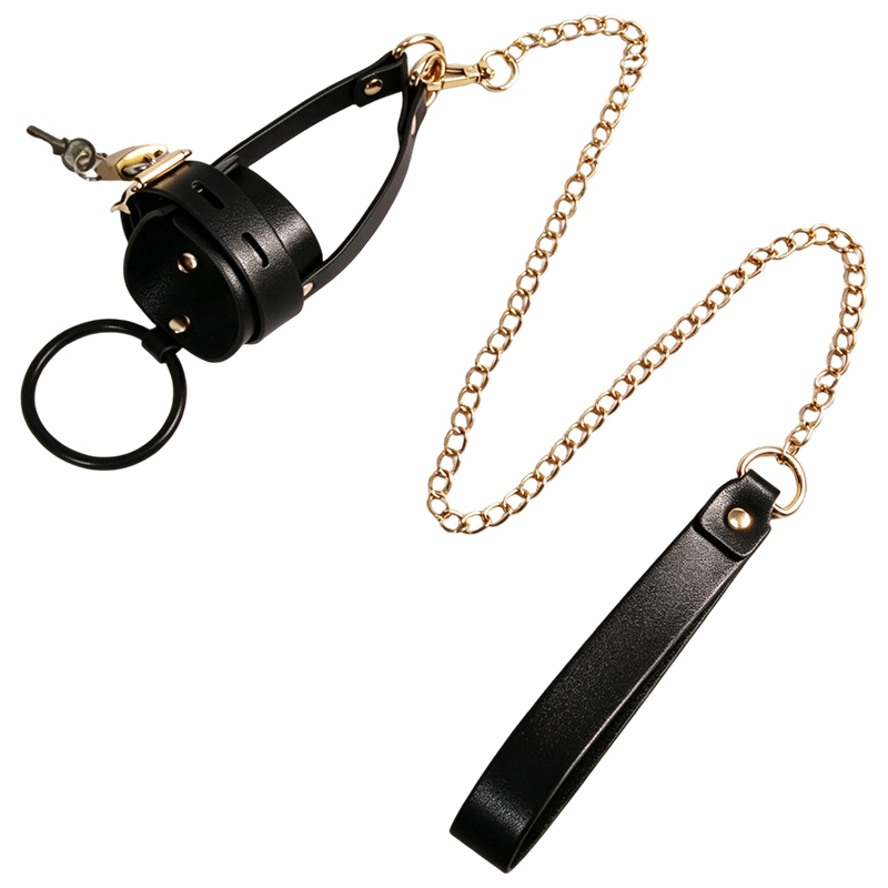 Men'S Vegan Accessories - Penggantung Penis Kulit dengan Tali Pengikat