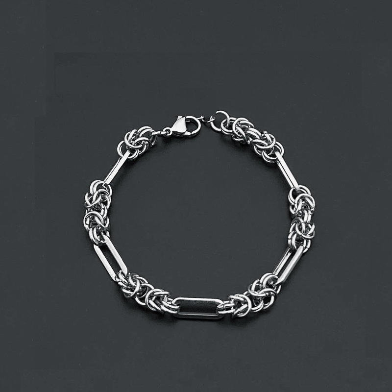 Men Accessories Aesthetic - Gelang rantai besi tahan karat 316L,