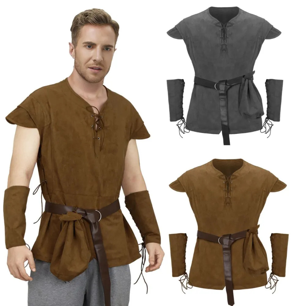 Medieval Men'S Accessories - Kemeja Tunik Abad Pertengahan Pria dengan
