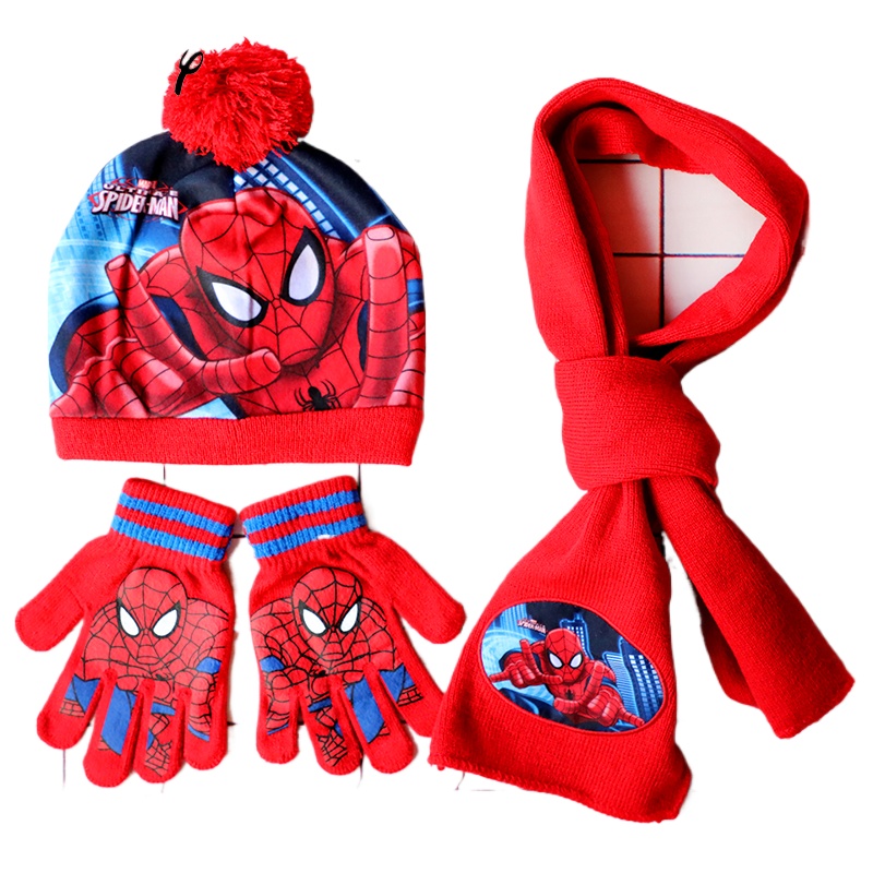 Men'S Accessories For Christmas - Topi Syal Sarung Tangan Rajutan Hangat