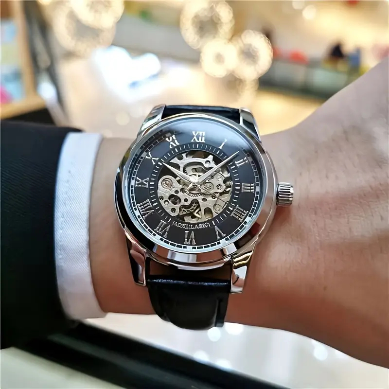 Men Accessories Elegant - Jam Tangan Mekanis Otomatis Pria Elegan