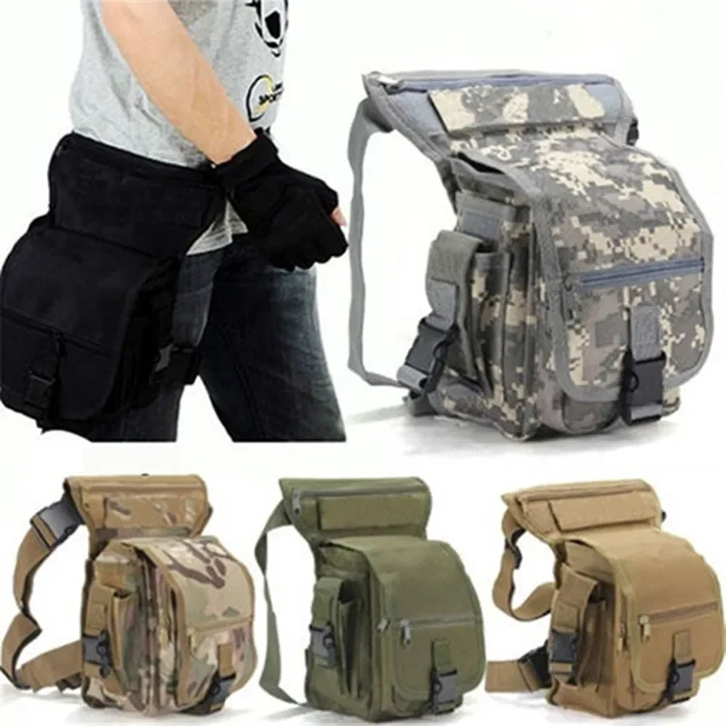 Men Accessories Kit Bag - Tas pinggang taktis kaki kiri berkuda