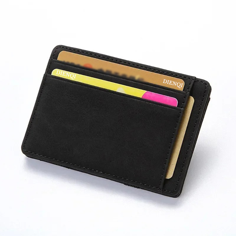Dompet Ajaib Kulit PU Pria, Te - Bifold Leather Wallet ulasan dan harga
