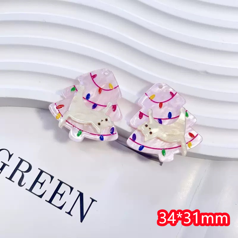 Manik-manik akrilik bentuk poh - Men'S Accessories For Christmas ulasan dan harga