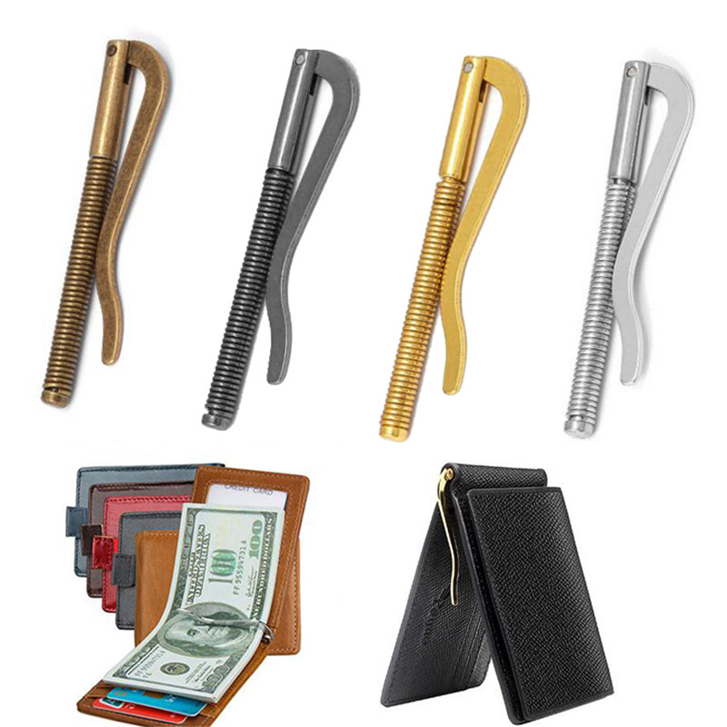 1 Buah Baru Logam Lipat Dua Ua - Money Clip Slim ulasan dan harga
