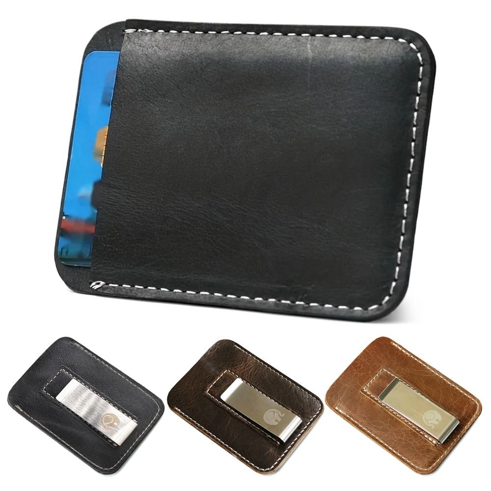 Penjepit Uang Kulit Asli Tipis - Money Clip Slim ulasan dan harga