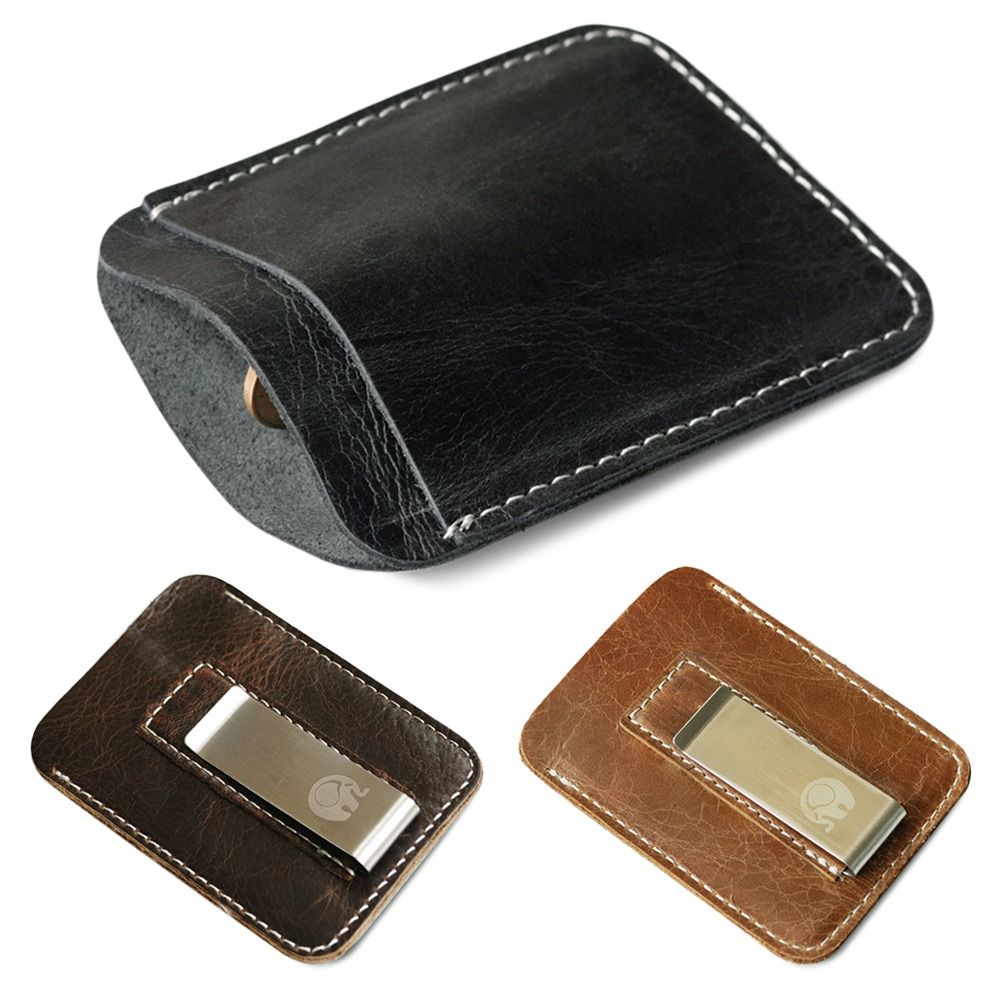 Penjepit Uang Kulit Asli Tipis - Money Clip Slim ulasan dan harga