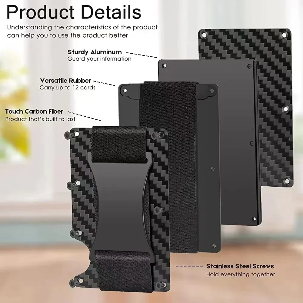Tempat Kartu Nama Tempat Kartu - Money Clip Slim ulasan dan harga