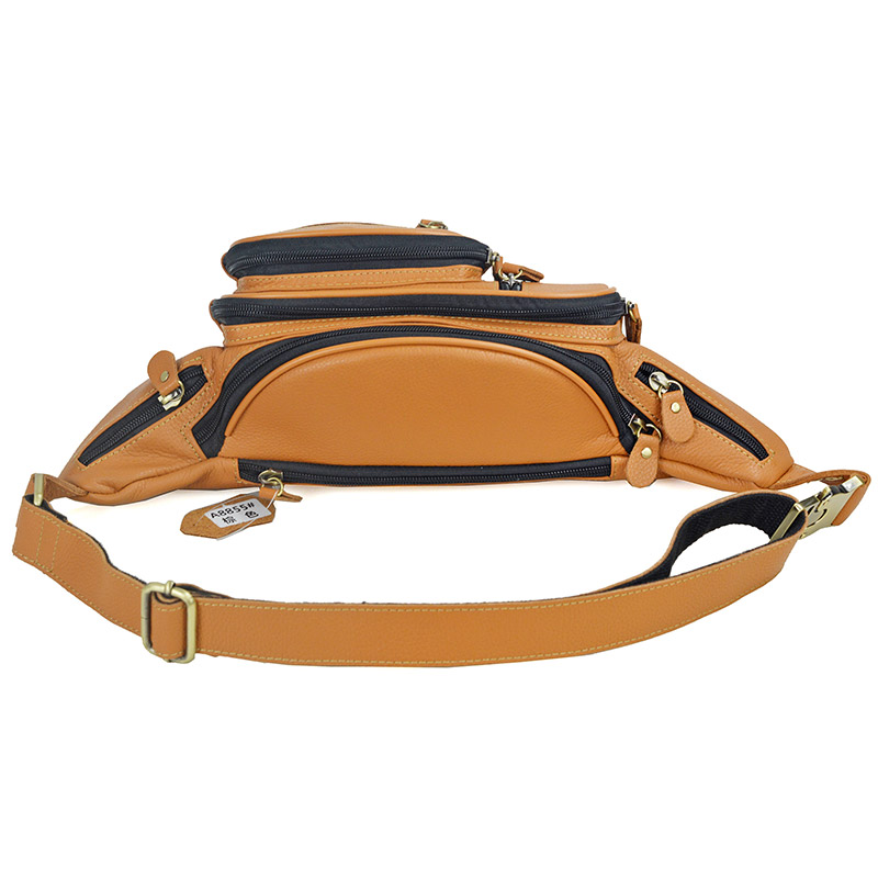 Tas pinggang kulit asli pria,  - Men Accessories For Travel ulasan dan harga