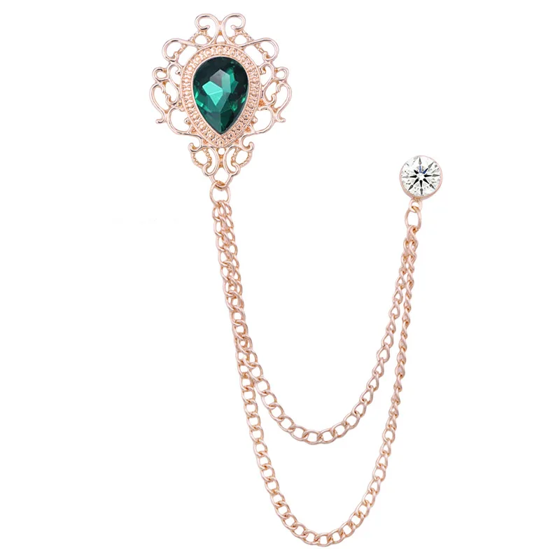Pin Kerah Kristal Berlian Imit - Men'S Accessories And Jewelry ulasan dan harga