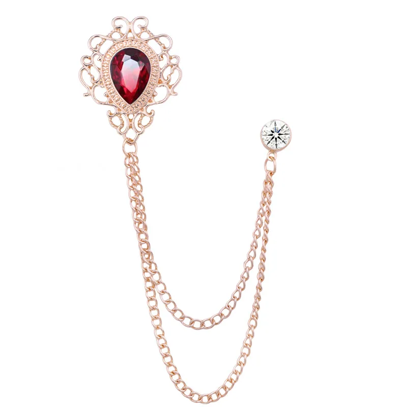 Pin Kerah Kristal Berlian Imit - Men'S Accessories And Jewelry ulasan dan harga