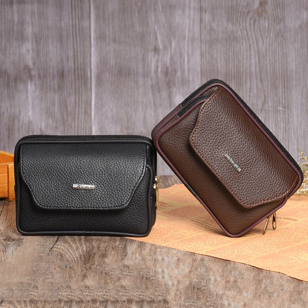 Tas Pinggang Pria Kulit PU Kas - Men Accessories For Travel ulasan dan harga