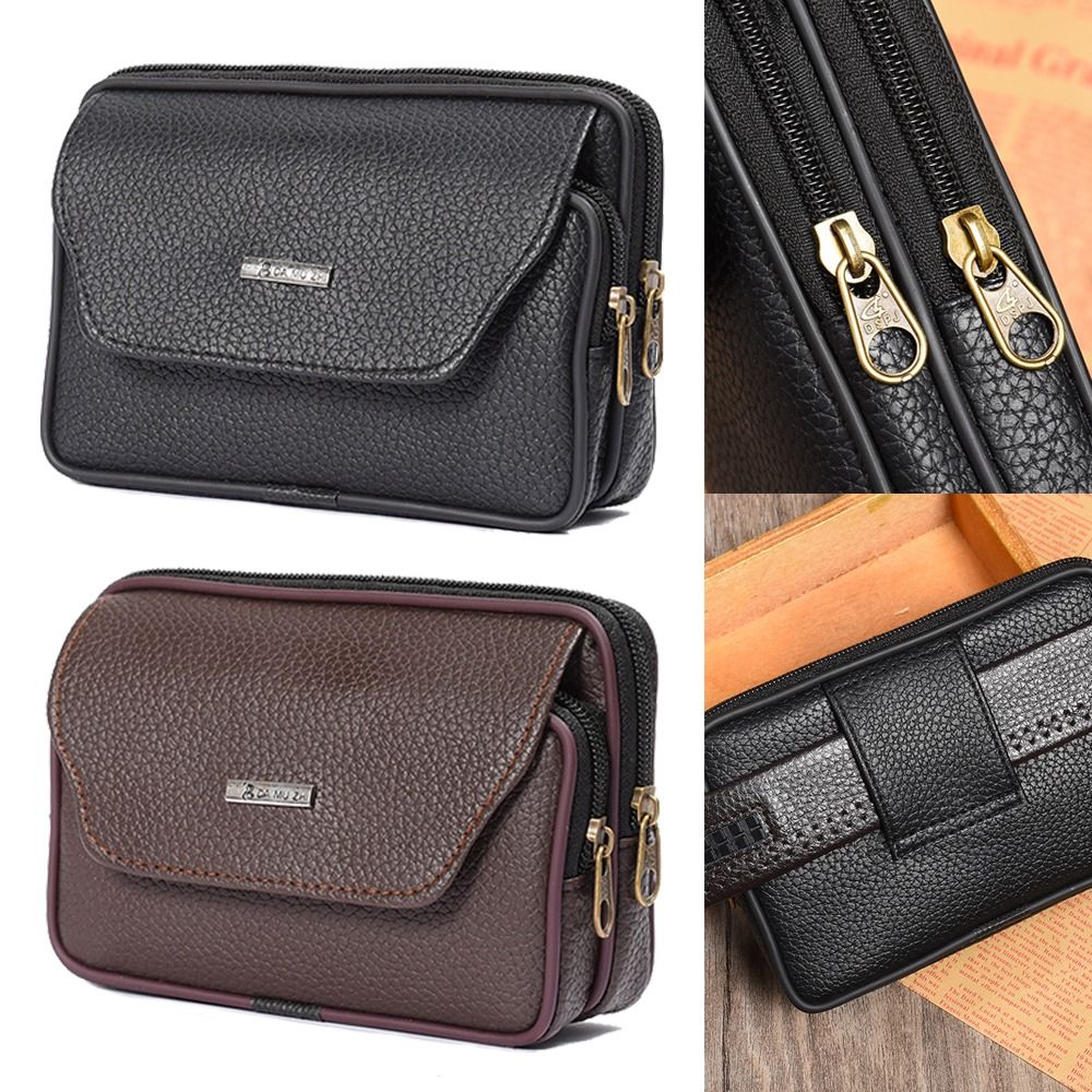 Tas Pinggang Pria Kulit PU Kas - Men Accessories For Travel ulasan dan harga