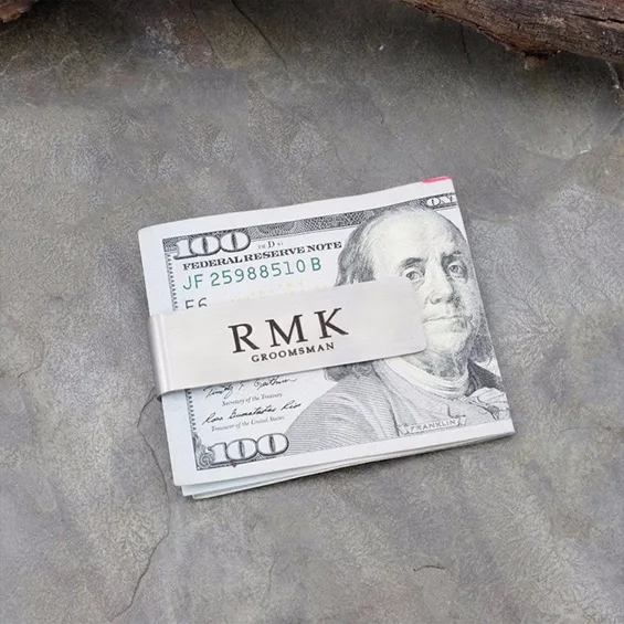 Penjepit Uang Personalisasi Ha - Money Clip Slim ulasan dan harga