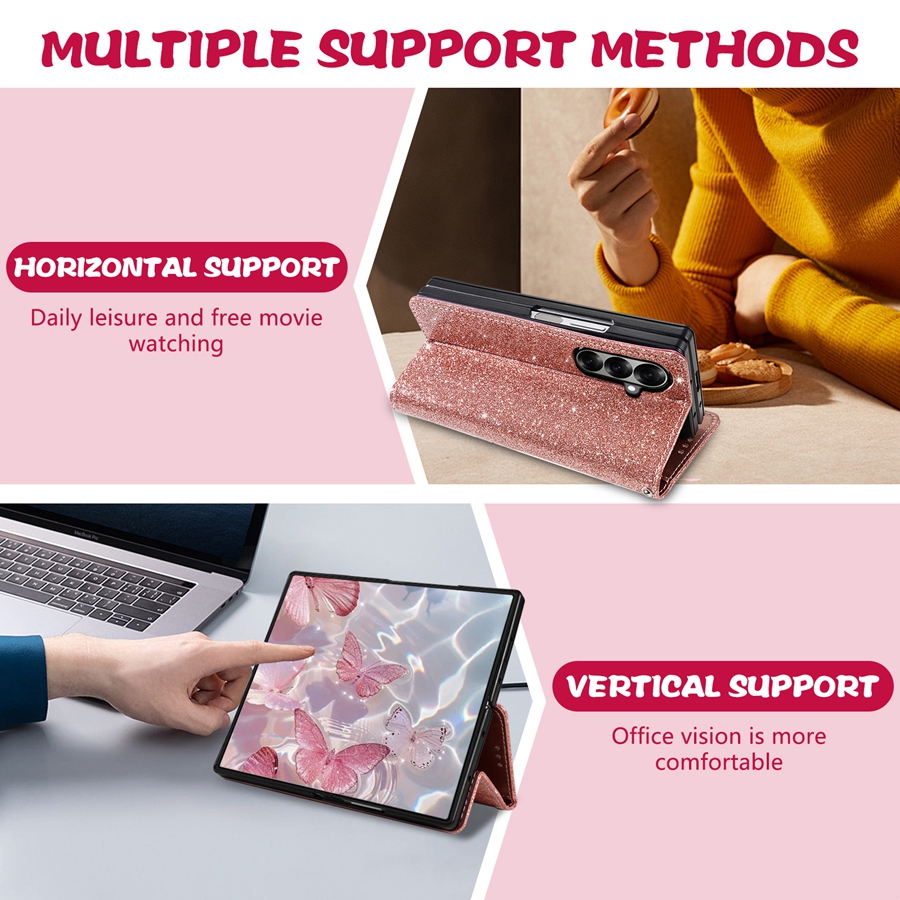 Dompet Fashion Glitter dengan  - Bifold Leather Wallet ulasan dan harga