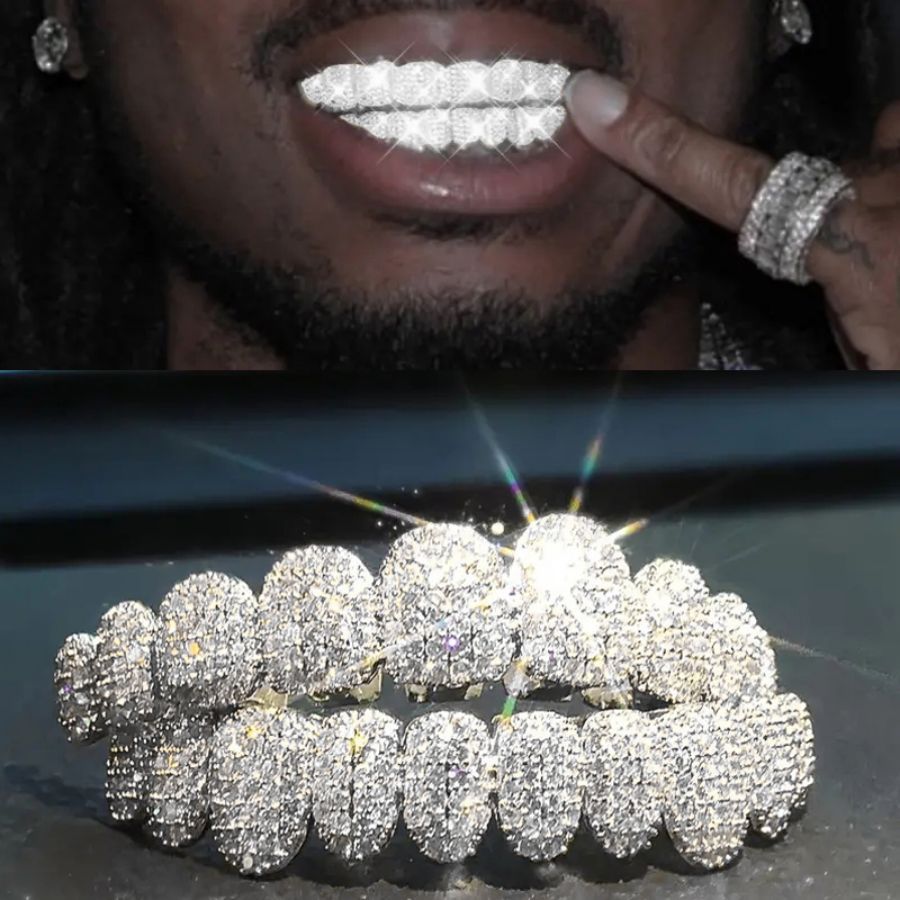 RACHELZ Hip Hop 10/10 Iced Out - Men'S Accessories For Christmas ulasan dan harga