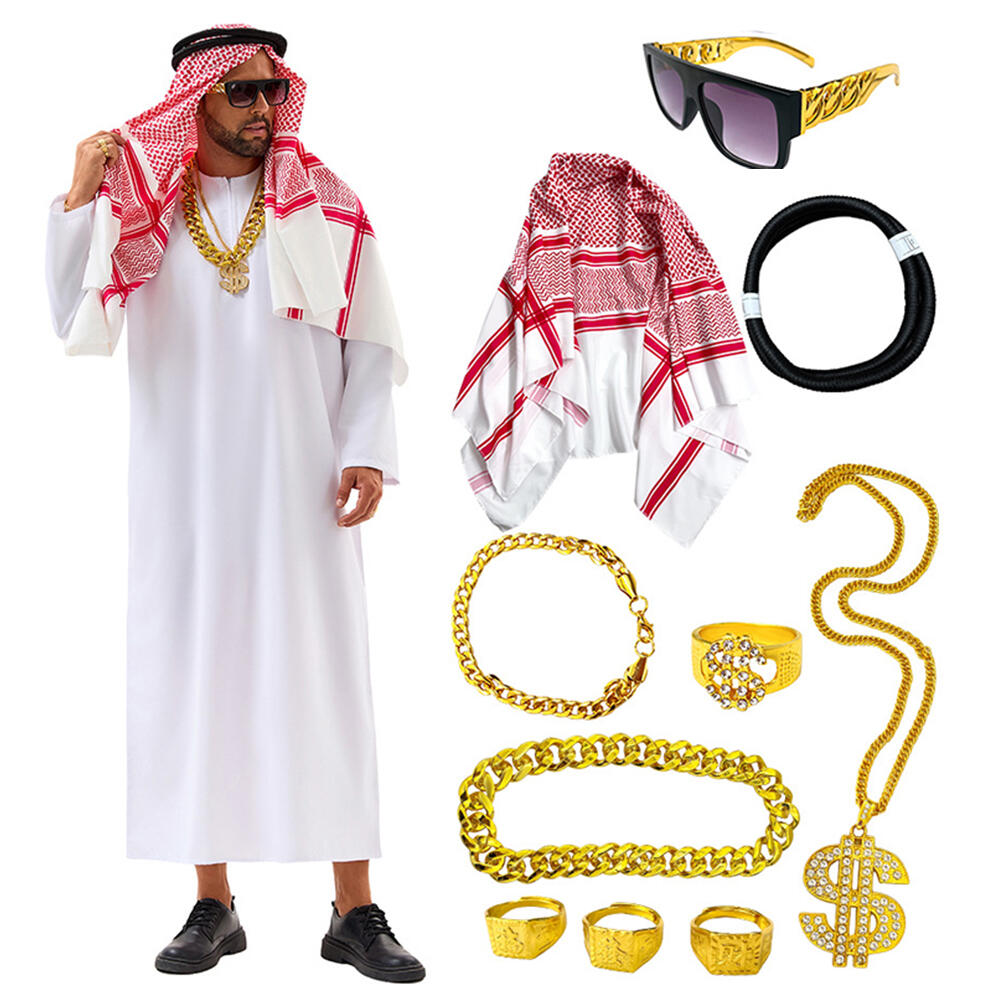 Kostum Dubai Arab UEA Sheik Co - Men Accessories Uae ulasan dan harga