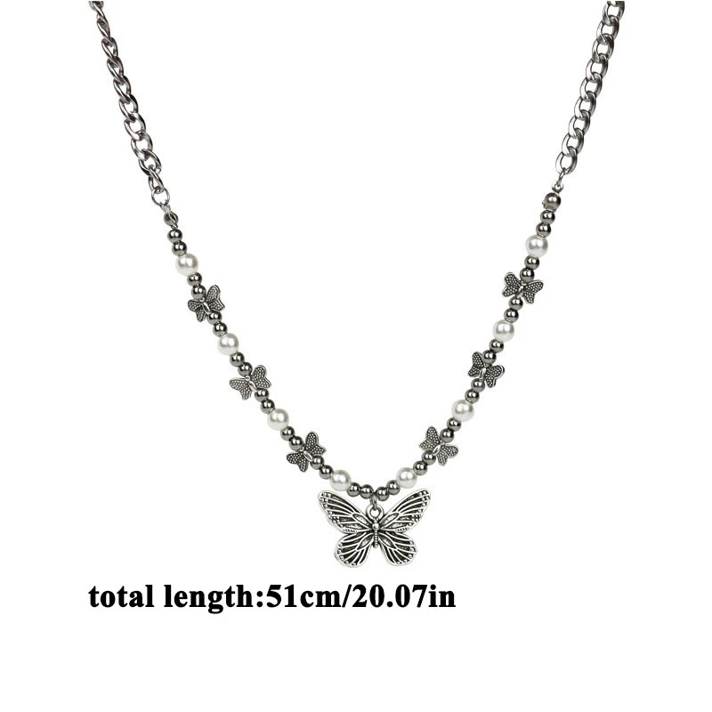 Kalung Liontin Kupu-kupu Gotik - Men Accessories Aesthetic ulasan dan harga