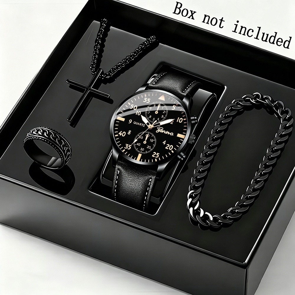 Set Jam Tangan Quartz Bisnis P - Men Accessories Elegant ulasan dan harga