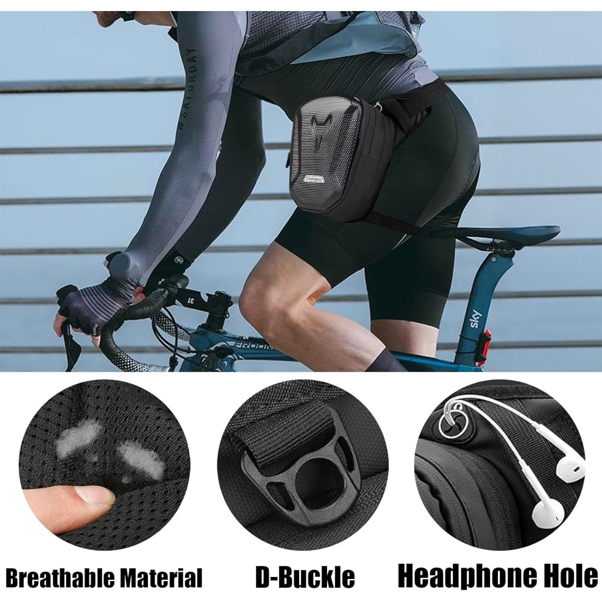 Tas Pinggang Sepeda Motor Tas  - Men Accessories Kit Bag ulasan dan harga