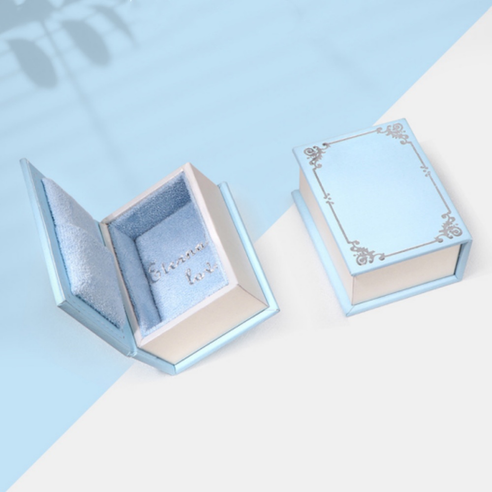 Mini Clamshell Book Ring Box u - Men Accessories Gift Box ulasan dan harga