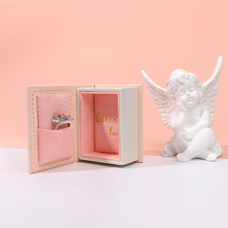 Mini Clamshell Book Ring Box u - Men Accessories Gift Box ulasan dan harga