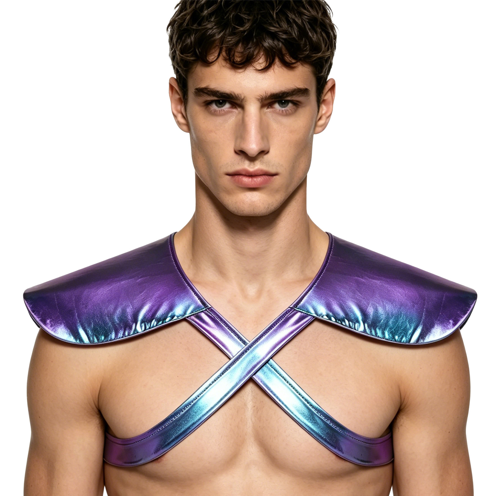 Harness Bahu Gothic Punk Pria, - Medieval Men'S Accessories ulasan dan harga