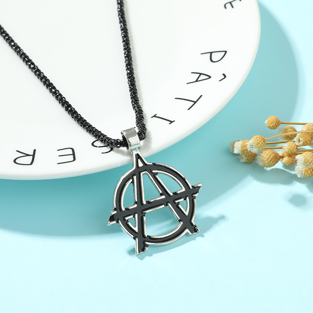 Kalung Logo Huruf A Simbol Fil - Men'S Accessories And Jewelry ulasan dan harga
