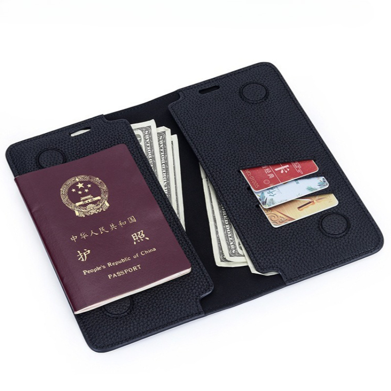 Dompet Paspor Minimalis Tipis  - Bifold Leather Wallet ulasan dan harga