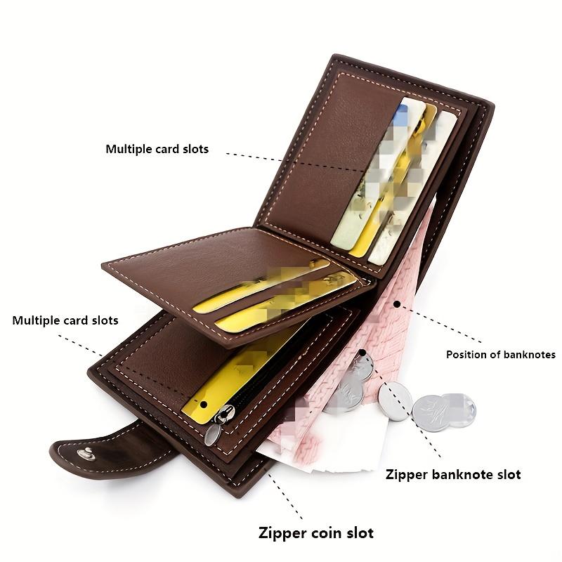 Dompet Bifold Kulit Buram Fash - Bifold Leather Wallet ulasan dan harga