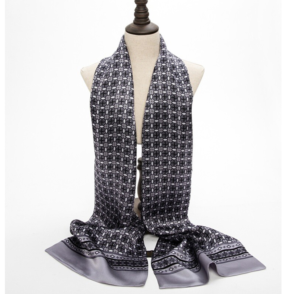 2026 Syal Sutra Baru Berlapis  - Men Accessories For Travel ulasan dan harga