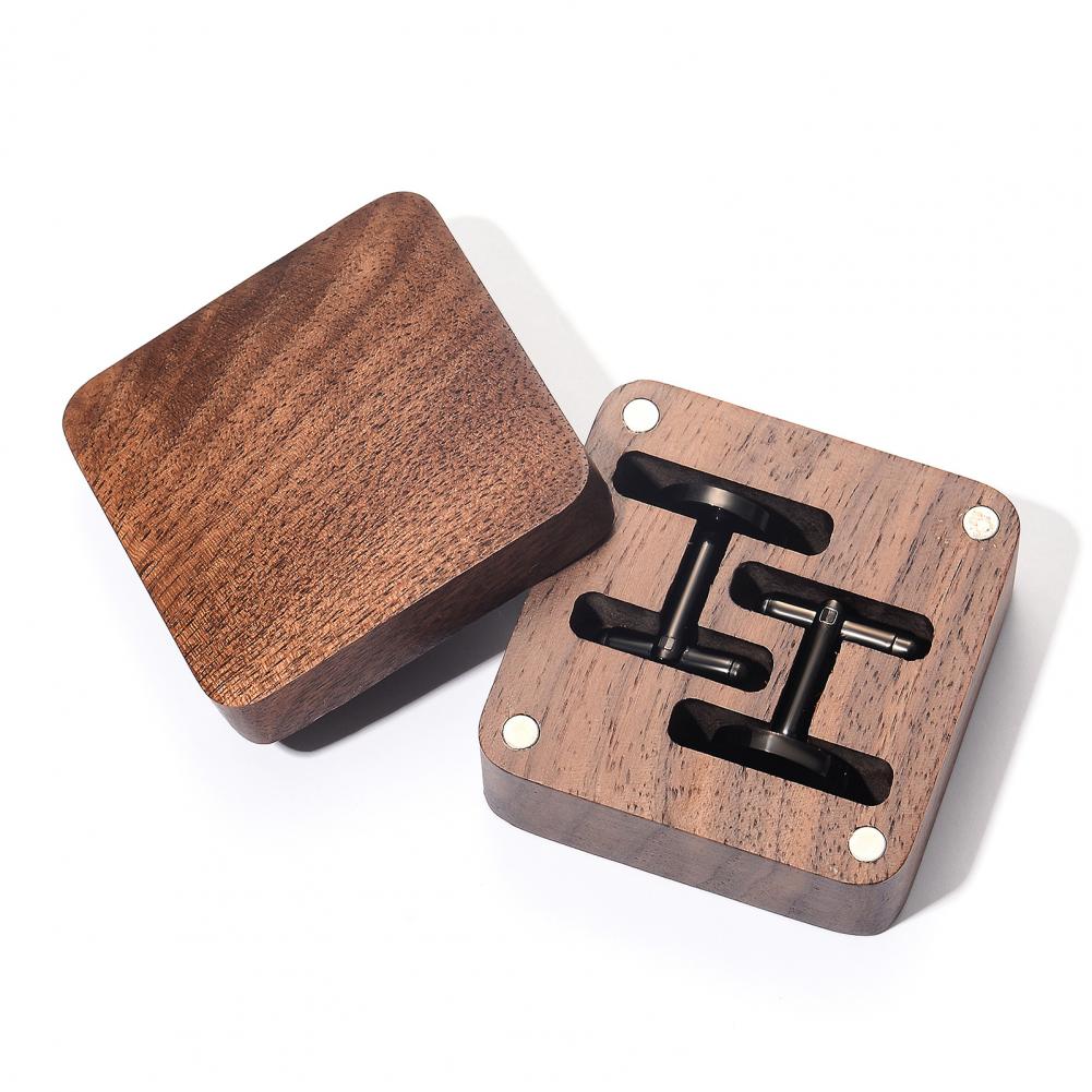 Kotak Kancing Manset Walnut Ka - Men Accessories Gift Box ulasan dan harga
