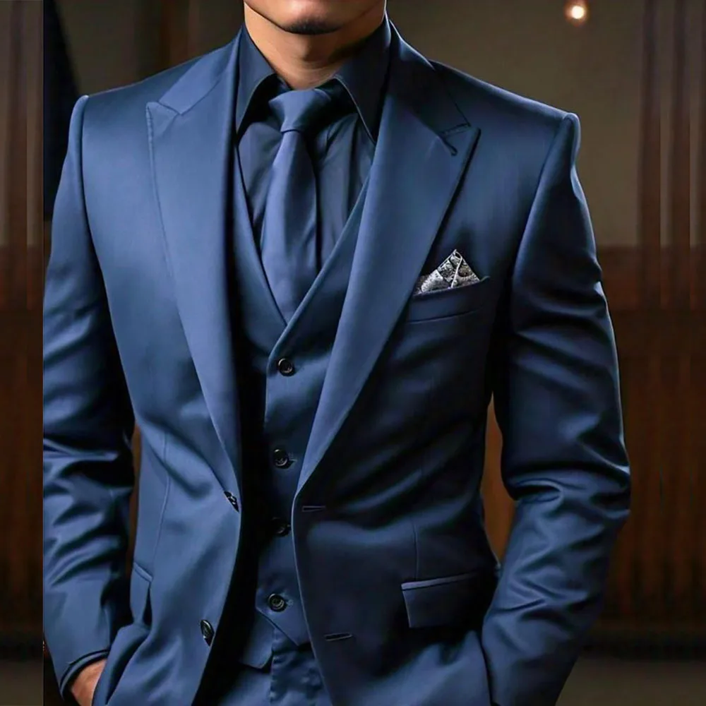 Setelan Pria Warna Solid Elega - Men Accessories Elegant ulasan dan harga