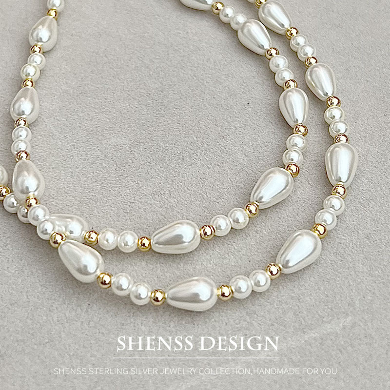 Kalung Tetesan Air Mutiara Imi - Men Accessories Elegant ulasan dan harga