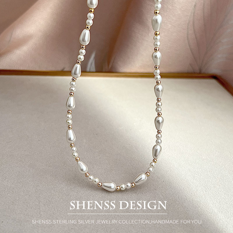 Kalung Tetesan Air Mutiara Imi - Men Accessories Elegant ulasan dan harga
