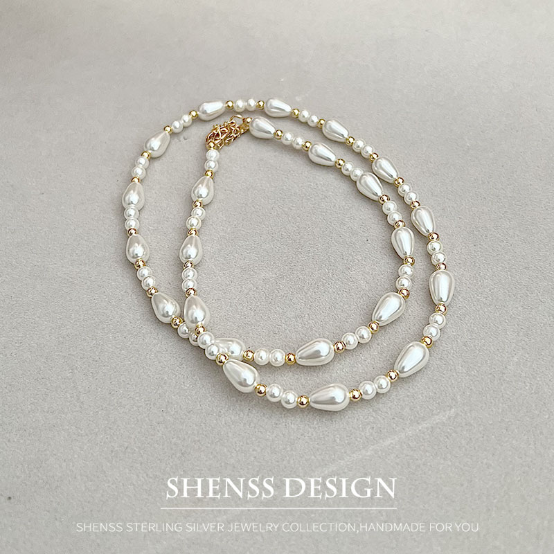 Kalung Tetesan Air Mutiara Imi - Men Accessories Elegant ulasan dan harga