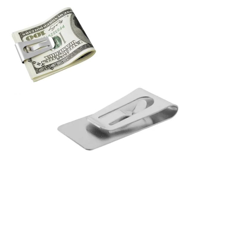 Klip Uang Stainless Steel, Dom - Money Clip Slim ulasan dan harga