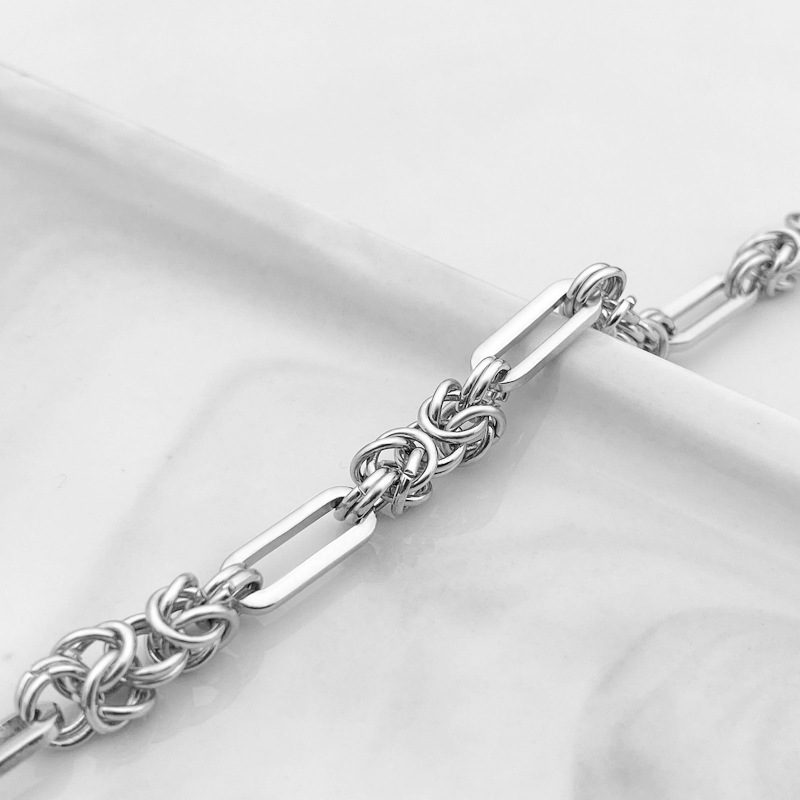 Gelang rantai besi tahan karat - Men Accessories Aesthetic ulasan dan harga