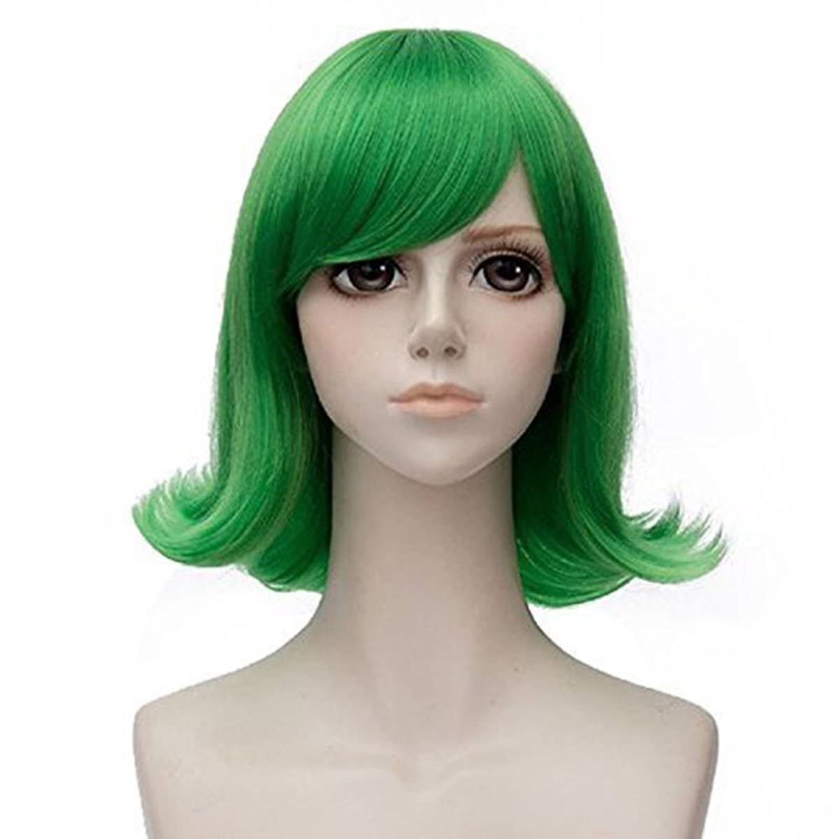 Wig Cosplay Bergelombang Hijau - Men'S Vegan Accessories ulasan dan harga