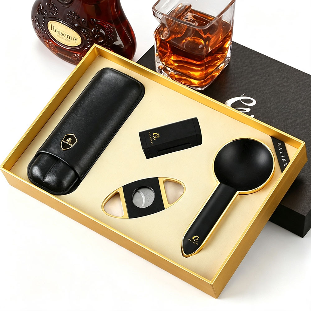 GALINER Set Merokok Cerutu Log - Cigar Cutter Set ulasan dan harga