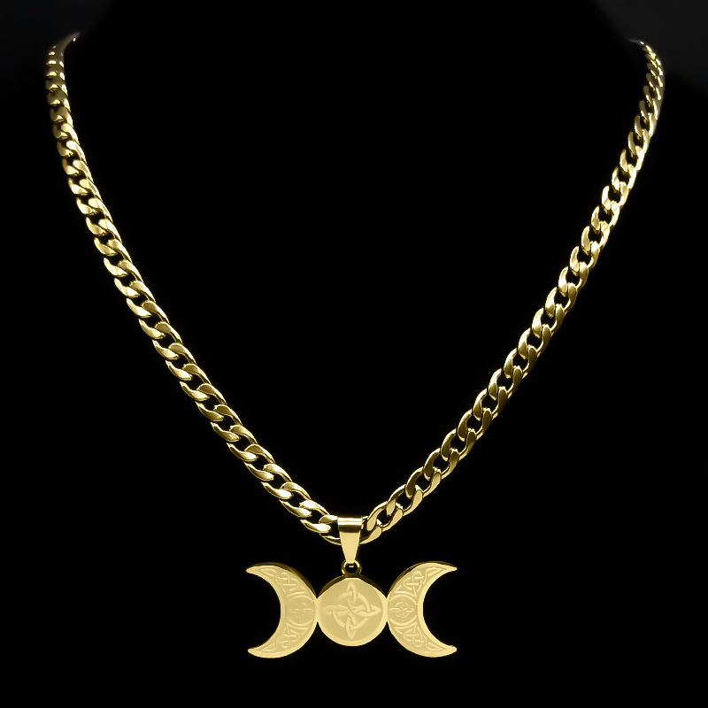 Wicca tiga bulan dewi bulan sa - Men Accessories Aesthetic ulasan dan harga