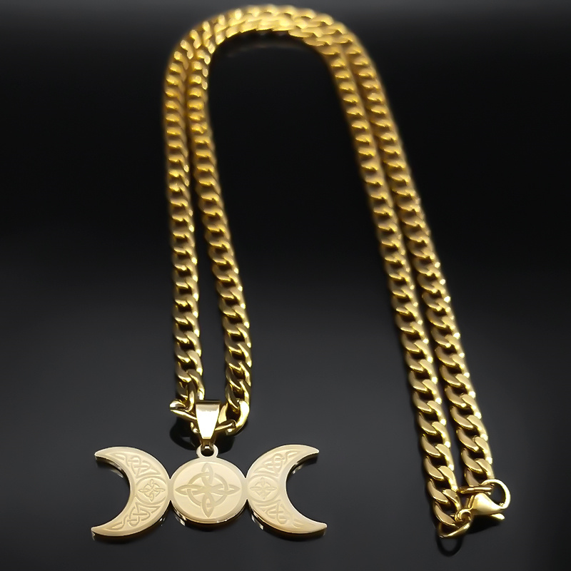 Wicca tiga bulan dewi bulan sa - Men Accessories Aesthetic ulasan dan harga