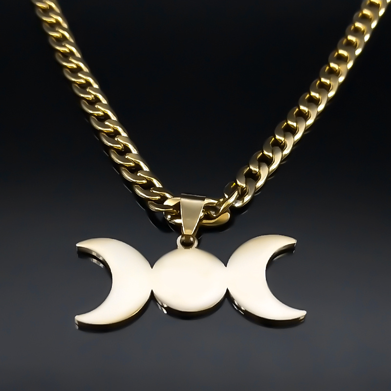 Wicca tiga bulan dewi bulan sa - Men Accessories Aesthetic ulasan dan harga