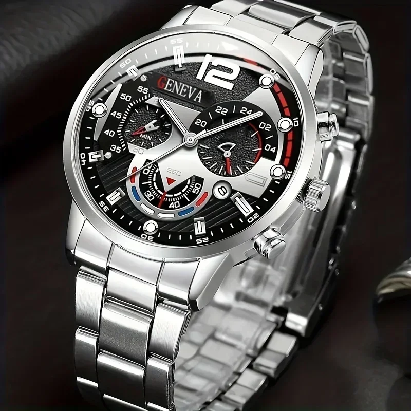 2 Buah Set Jam Tangan Kuarsa W - Men Accessories Elegant ulasan dan harga