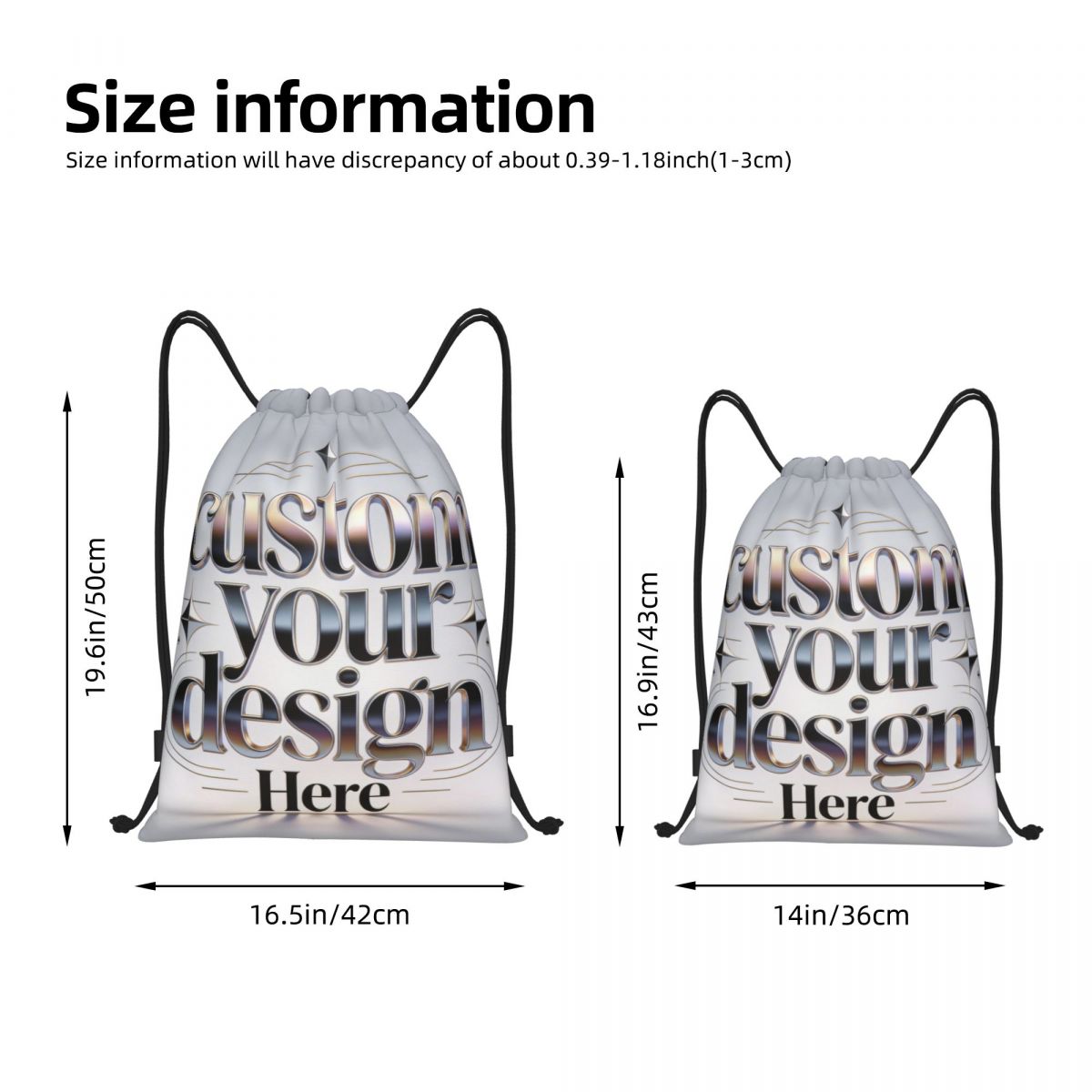 Tas Ransel Serut dengan Teks L - Men Accessories Shop ulasan dan harga
