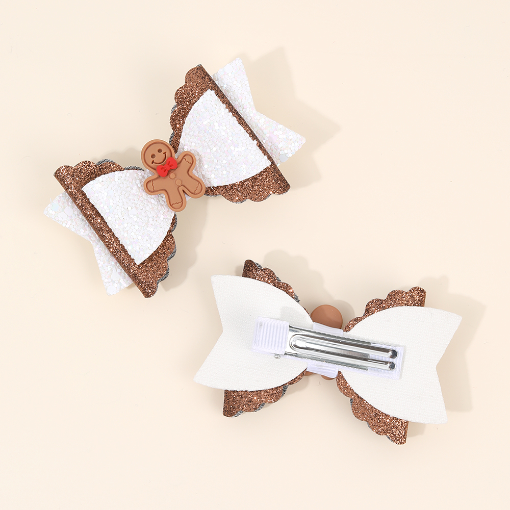 2 Buah Jepit Rambut Pita Natal - Men'S Accessories For Christmas ulasan dan harga