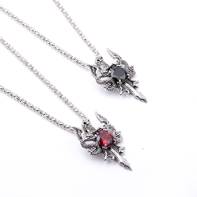 Kalung Salib Permata Hitam Nag - Men'S Accessories And Jewelry ulasan dan harga